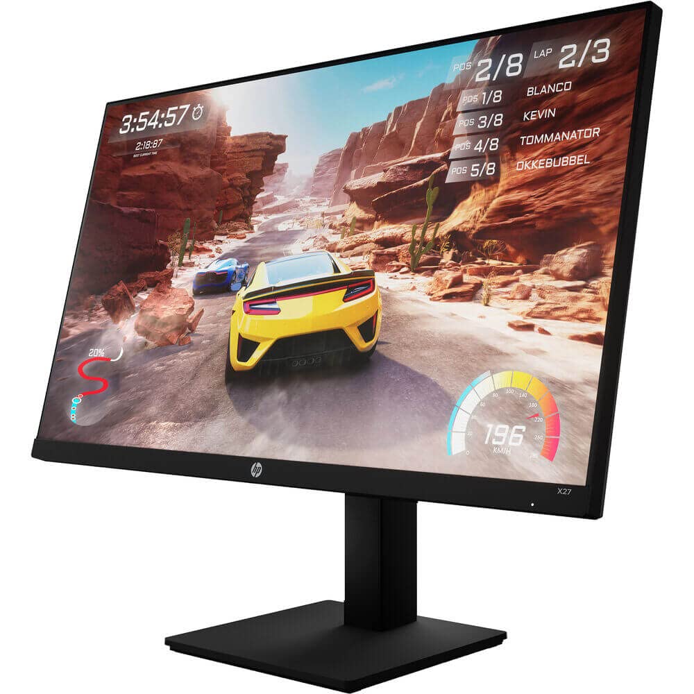 HP 27-inch QHD Gaming Monitor with AMD FreeSync Premium & Height/Tilt Adjustment - X27q (2021 Model) for Esports, Streaming & Home Office Setup