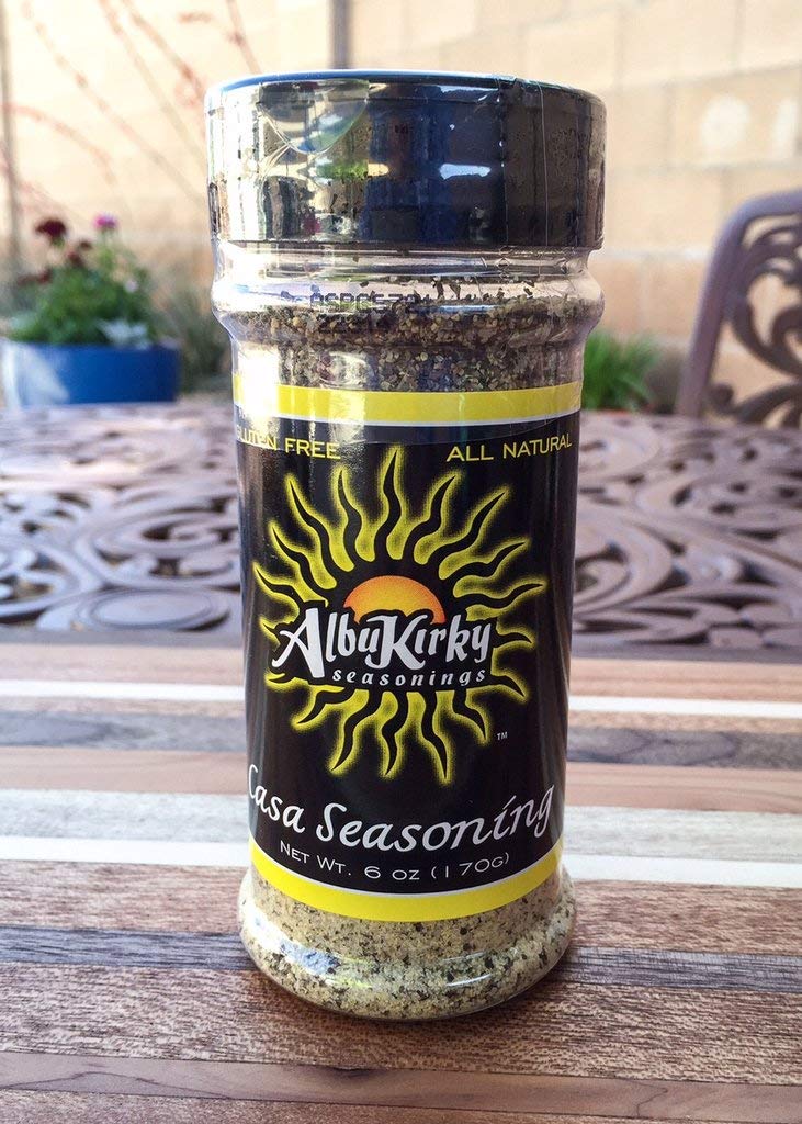 AlbuKirky All-Purpose Seasoning - Gluten-Free, No MSG, 6oz - Perfect for Grilling, Roasting & Everyday Cooking