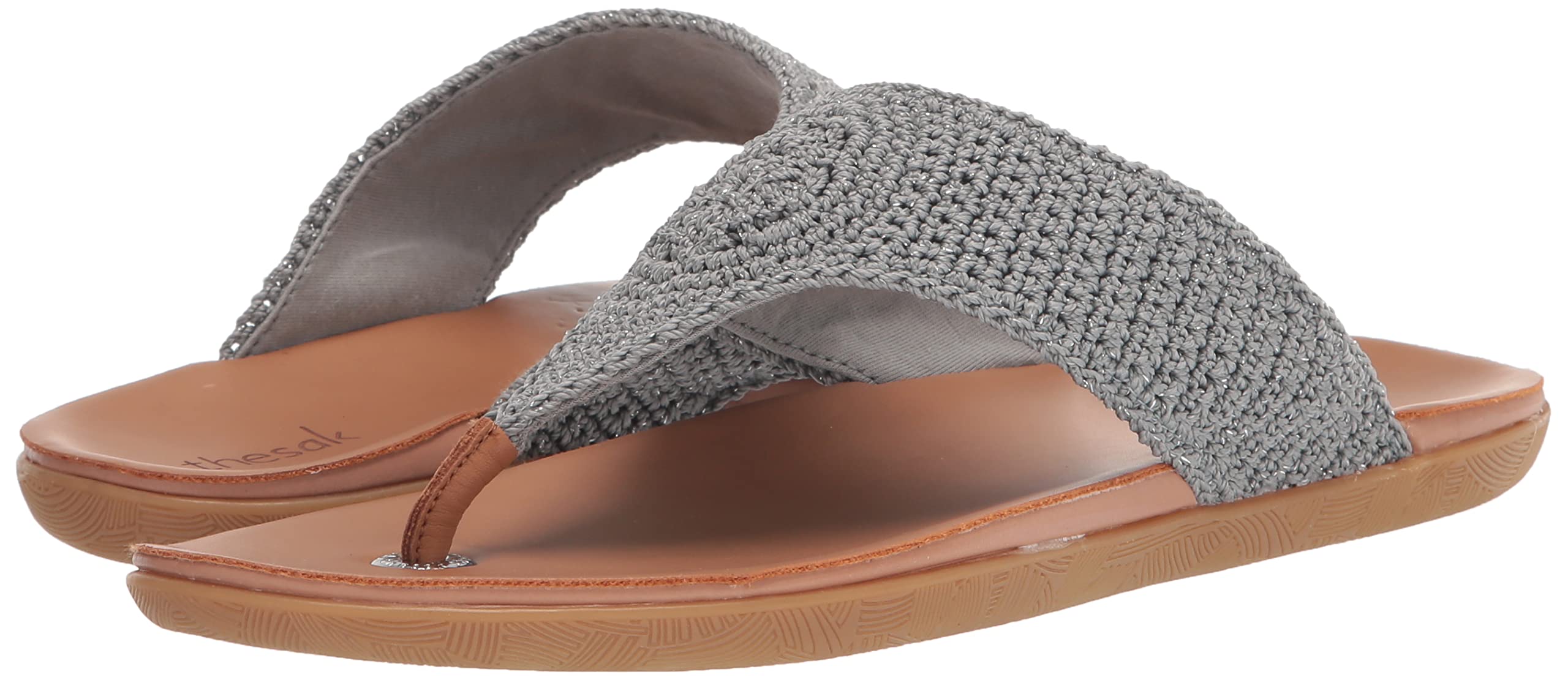 The Sak Shana Thong Sandal - Women's Crochet Slip-On Comfortable Beach Sandals | Perfect for Summer Vacation, Poolside Lounging & Casual Outings