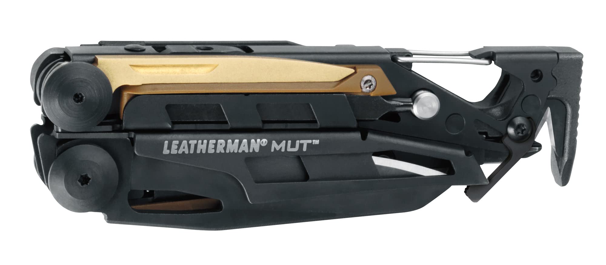 LEATHERMAN MUT Multitool - Premium Replaceable Wire Cutters & Firearm Tools - Black with MOLLE Sheath - Tactical EDC Gear for Hunting, Camping & Survival