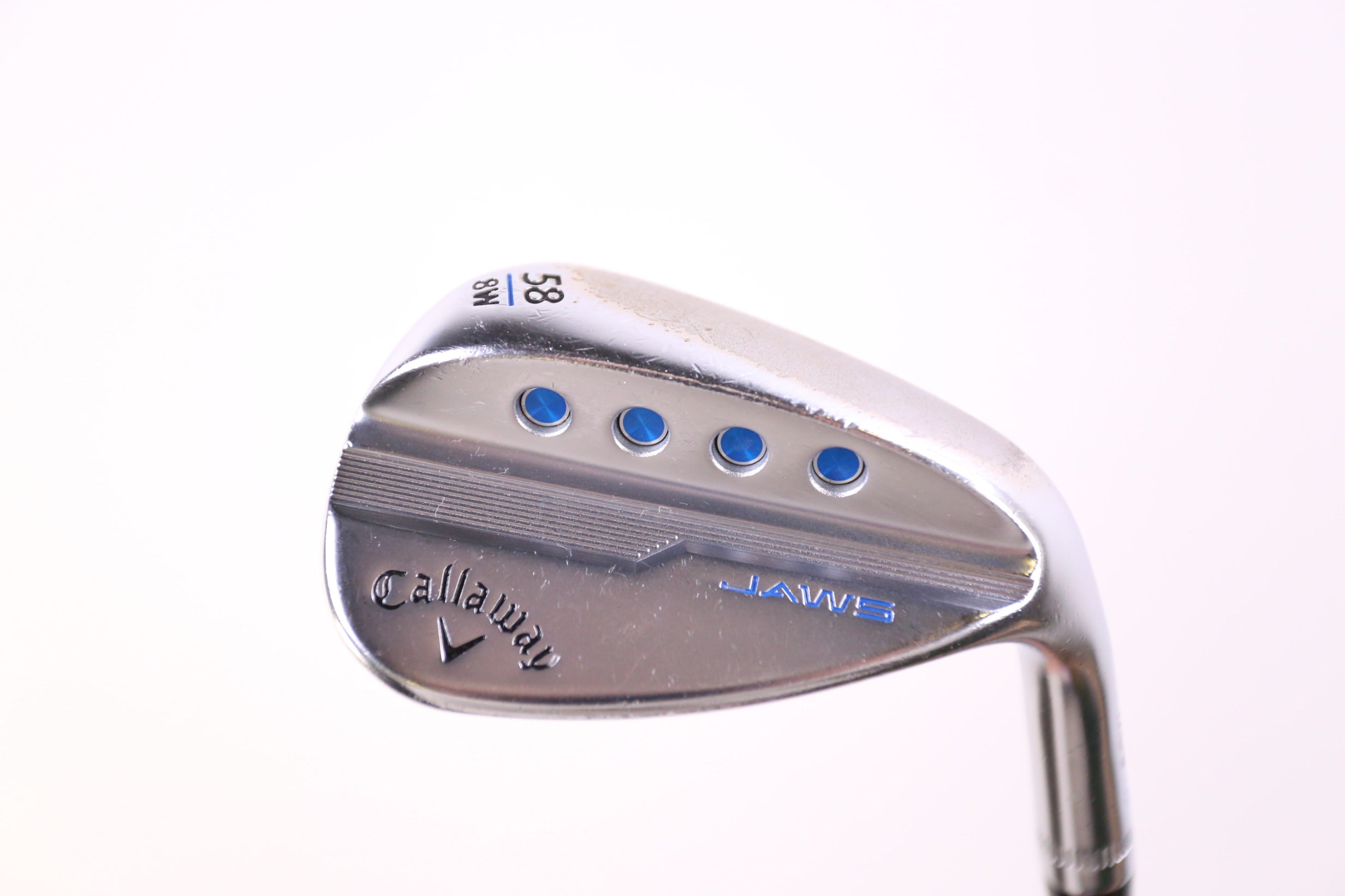 Used Callaway MD5 JAWS Chrome Lob Wedge 58° Stiff Flex Right Handed Golf Club - Perfect for Short Game Shots, Bunker Play & High-Loft Approach Shots