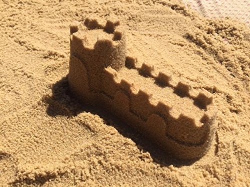 Premium Jurassic Sands Golden Cambrian Beach Sand - 47lb Natural Play Sand for Kids | Safe, Non-Toxic Sandbox & Sensory Play, Outdoor & Indoor Use