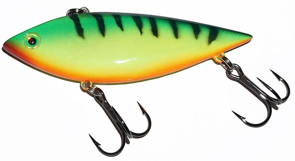 Bucher JB Rattler Bait Crankbait Fishing Lure - Topwater Bass Fishing Lure for Freshwater & Saltwater - Perfect for Bass, Walleye, and Pike Fishing in Lakes and Rivers