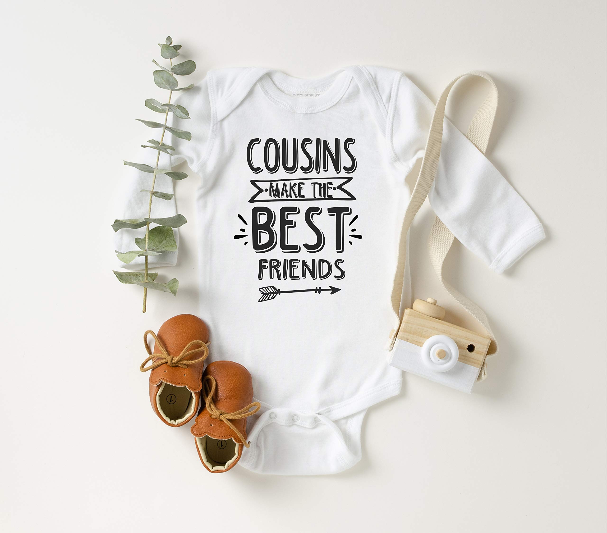 Best Cousins Baby Bodysuit - Cute Unisex Onesie or T-Shirt for Newborns & Toddlers - Perfect Gift for Family Reunions & Playdates
