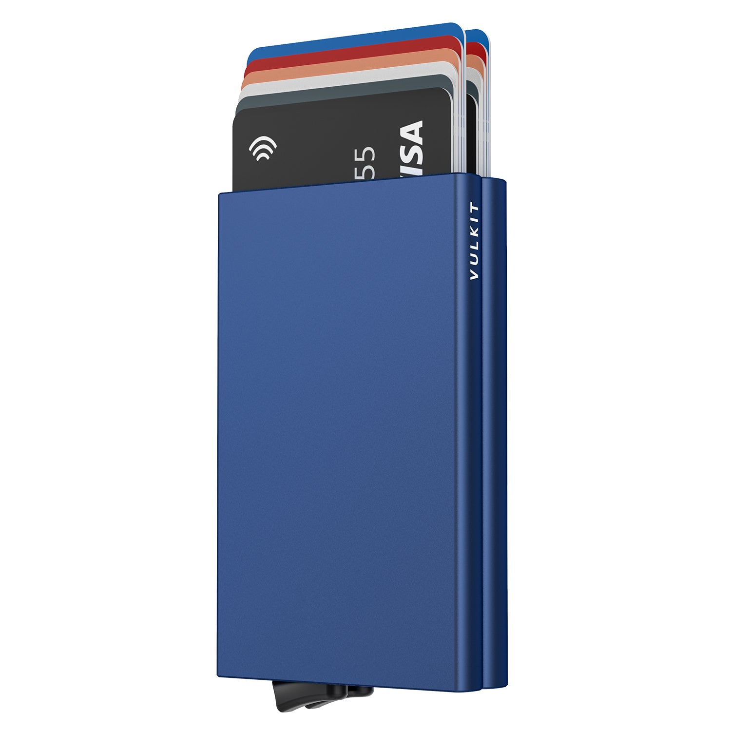 VC102 Double Aluminum Card Holder - Slim RFID Blocking Wallet for Credit Cards, IDs & Cash - Perfect for Travel, Business & Everyday Use