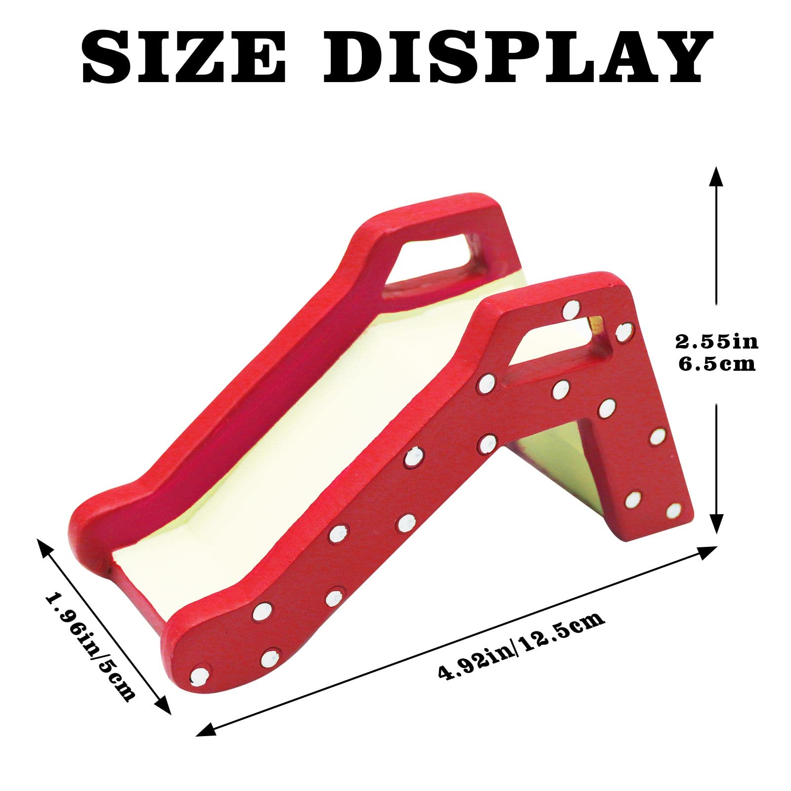 Hermit Crab Climbing Ladder Bridge - Durable Resin Reptile Climbing Toy for Small Pets - Cage & Tank Accessory for Hermit Crabs, Hamsters, Rats - Perfect for Climbing Exercise & Habitat Enrichment