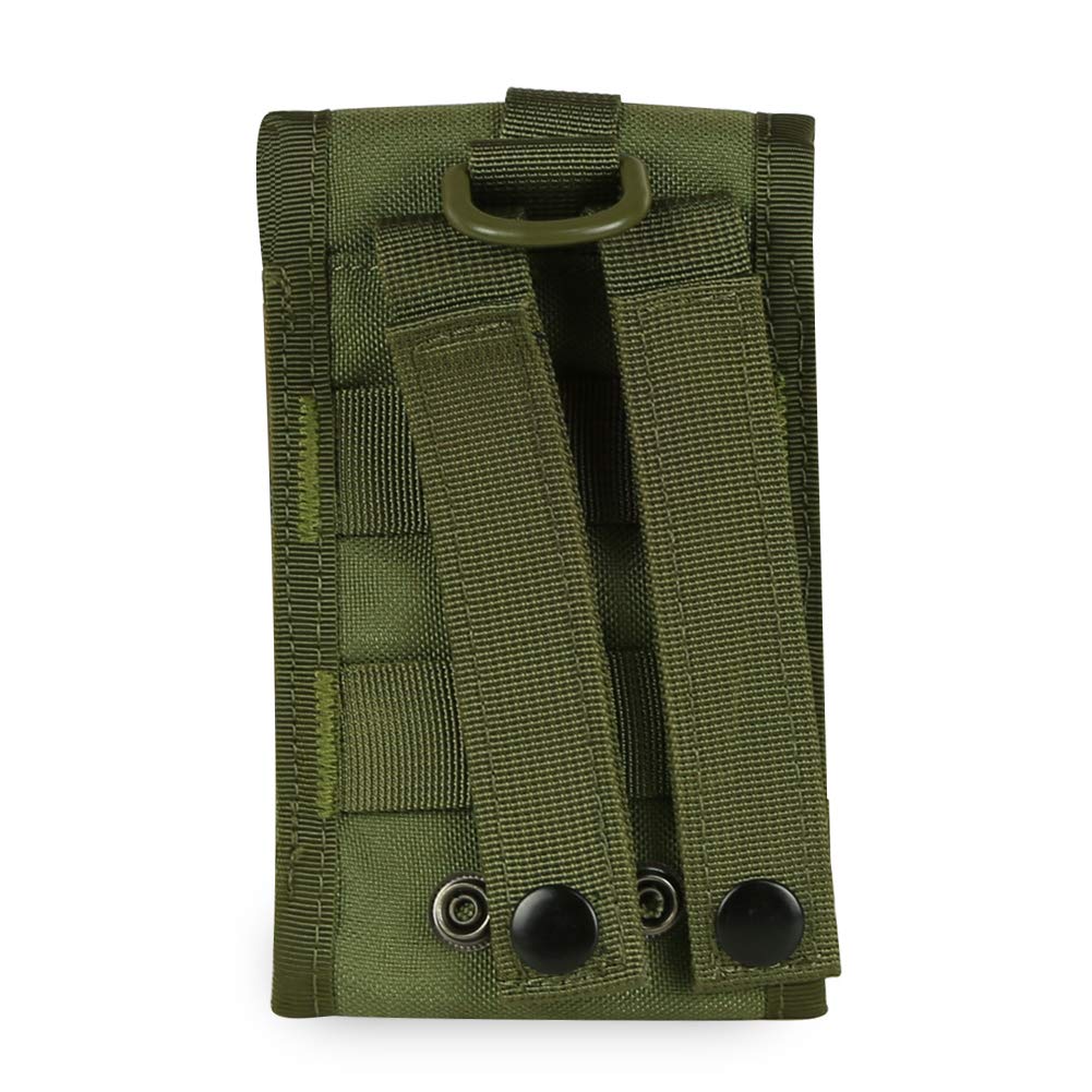 Aoutacc Tactical Molle Phone Pouch - Durable 1000D Nylon Waist Phone Holder Holster Bag for iPhone 6/7/8 Plus & Samsung Galaxy S7/S8 (4.7