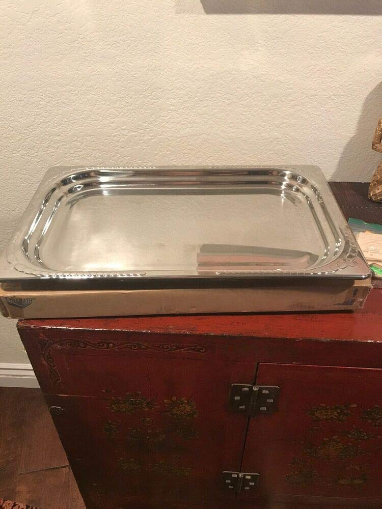 Vollrath 18-8 Stainless Steel Serving Tray with Full Rings - Model #8230310 - Perfect for Restaurants, Catering, and Home Entertaining