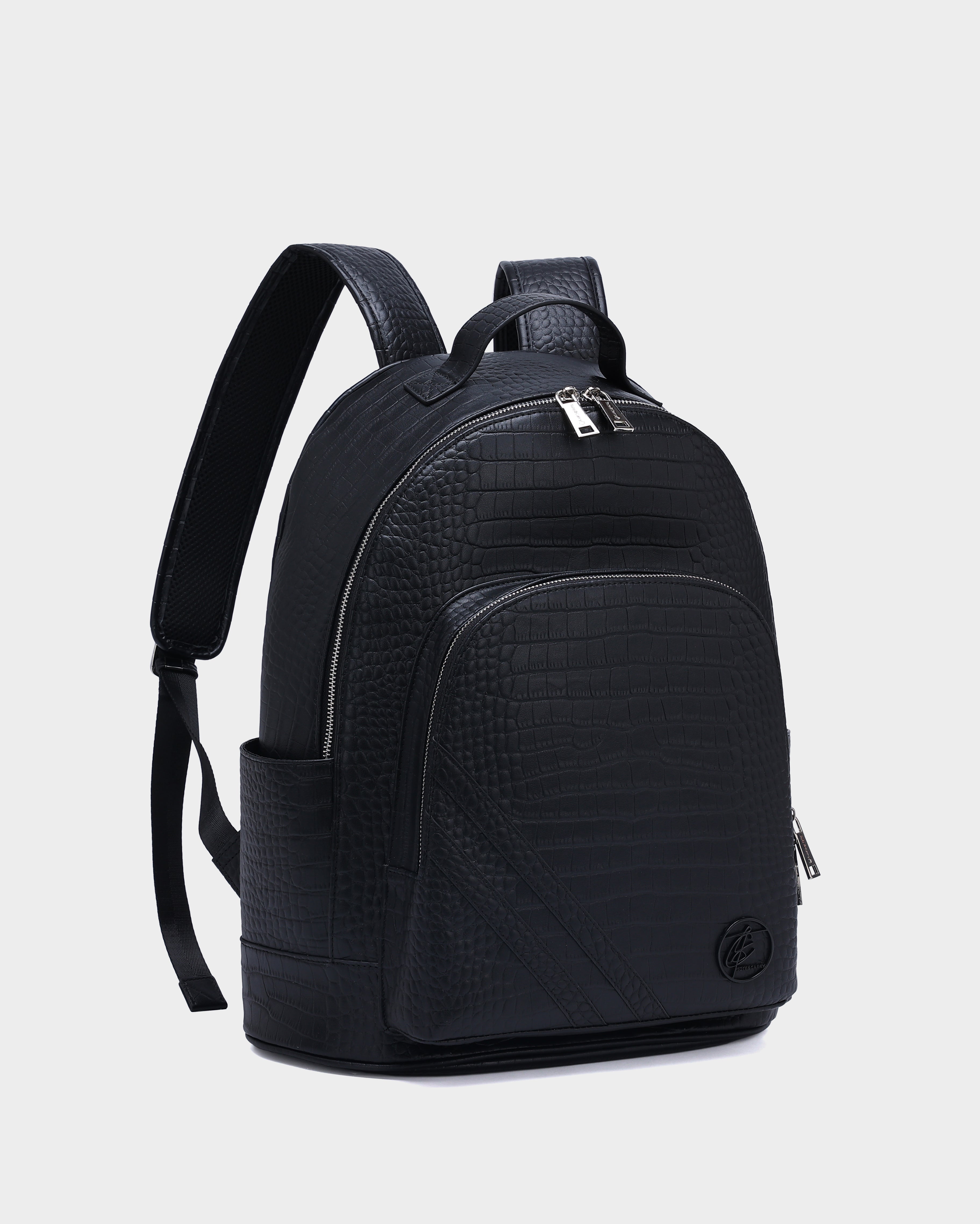 Premium Genuine Leather Backpack for Men & Women - Stylish Durable Black Laptop Bag - Perfect for Travel, Work & School