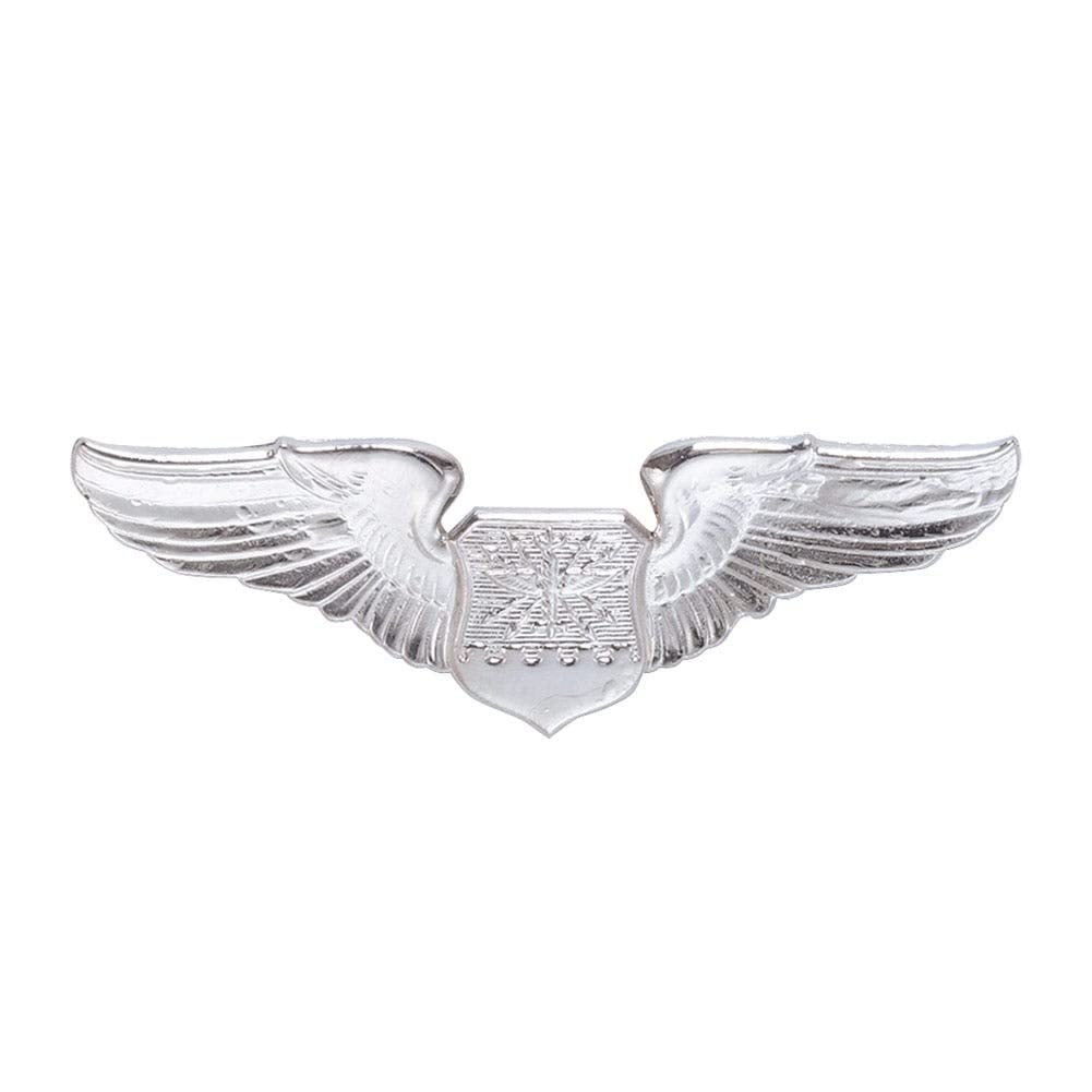 MEDALS OF AMERICA EST. 1976 Miniature Navigator Wings - Mirror Finish Military Collectible - Perfect for Display Cases, Shadow Boxes & Aviation Enthusiast Gifts