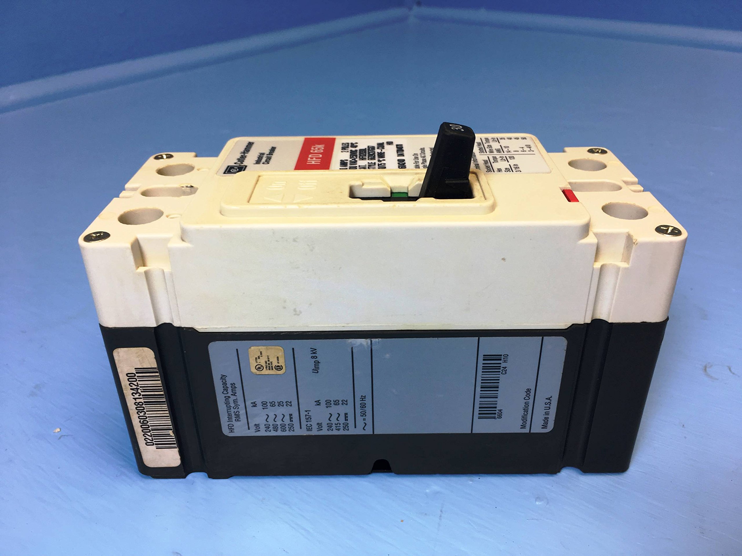 Eaton Cutler-Hammer HFD2030 65kA Circuit Breaker - High Performance Electrical Protection for Commercial & Industrial Use