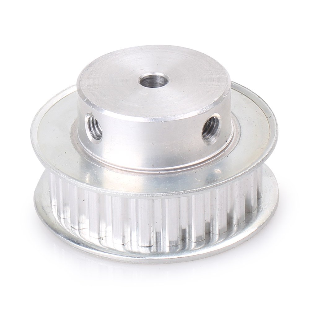XL25 Teeth 5mm Bore Aluminum Timing Pulley for 3D Printer - 10mm Width Belt Synchronous Wheel - Perfect for CNC Machines, Laser Cutters & DIY Robotics Projects