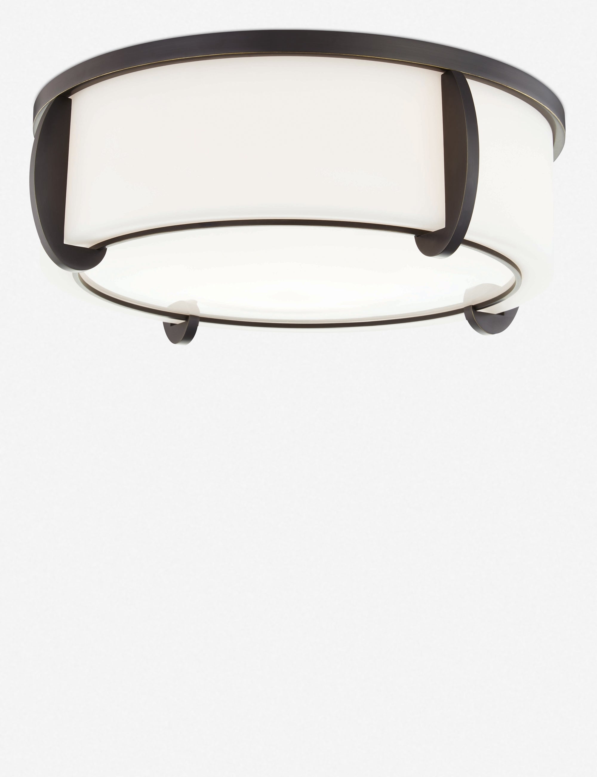 Alayna Modern Flush Mount Ceiling Light Fixture - Energy Efficient LED Lighting for Bedroom, Kitchen, Hallway & Living Room