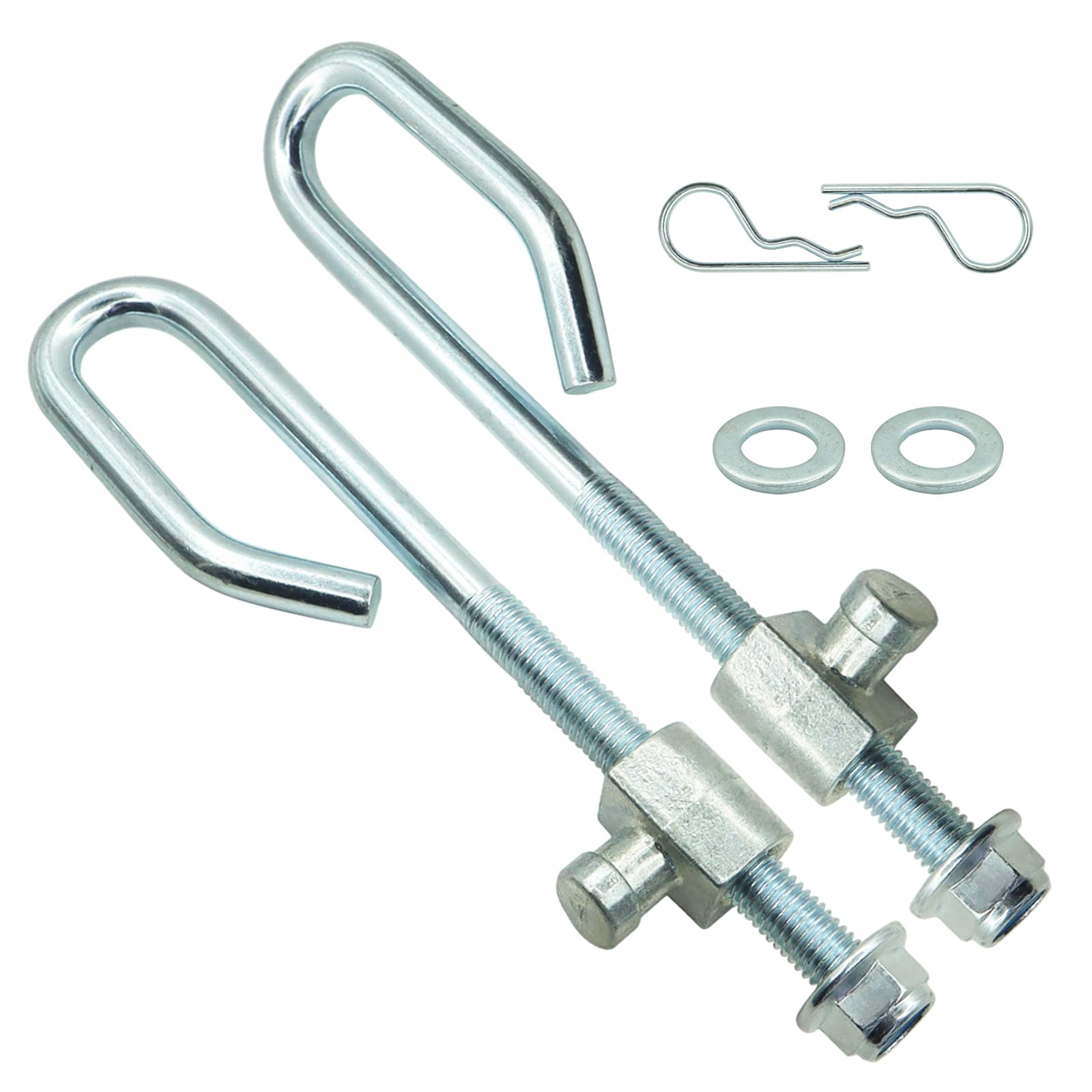 2 Pack GX24864 Lawn Mower Deck Lift Linkage Rod Kit - Compatible with John Deere D100 D105 D110 D120 D125 D130 D140 D150 D155 100 Series Tractors - Perfect for Mower Maintenance & Deck Height Adjustment