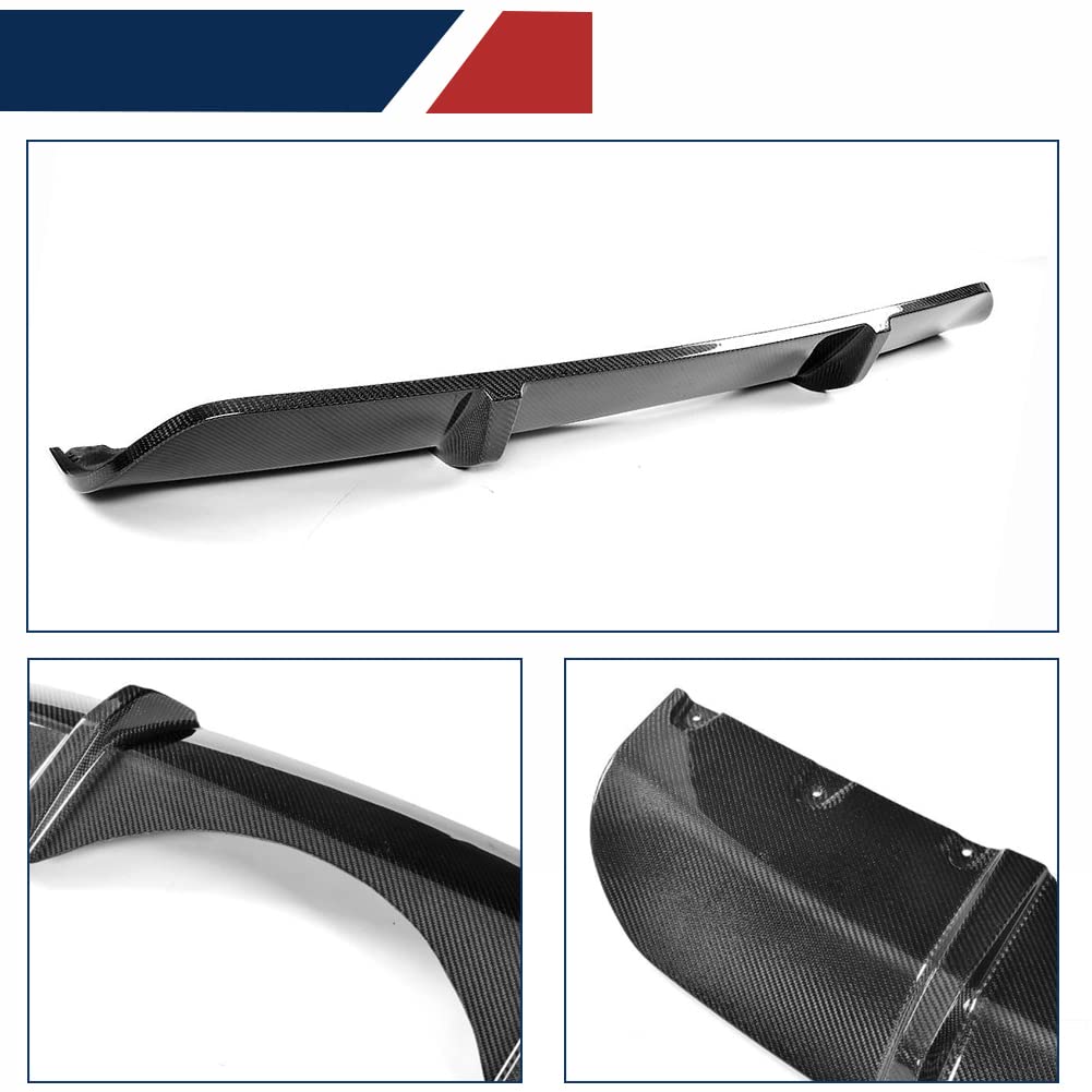 Carbon Fiber Rear Diffuser for BMW X5 F15 (2014-2018) - Compatible with xDrive35i, xDrive50i & M Sport Models - Rear Bumper Lip Spoiler & Splitters - Enhances Aerodynamics & Sporty Look - Perfect for Car Enthusiasts & Performance Upgrades