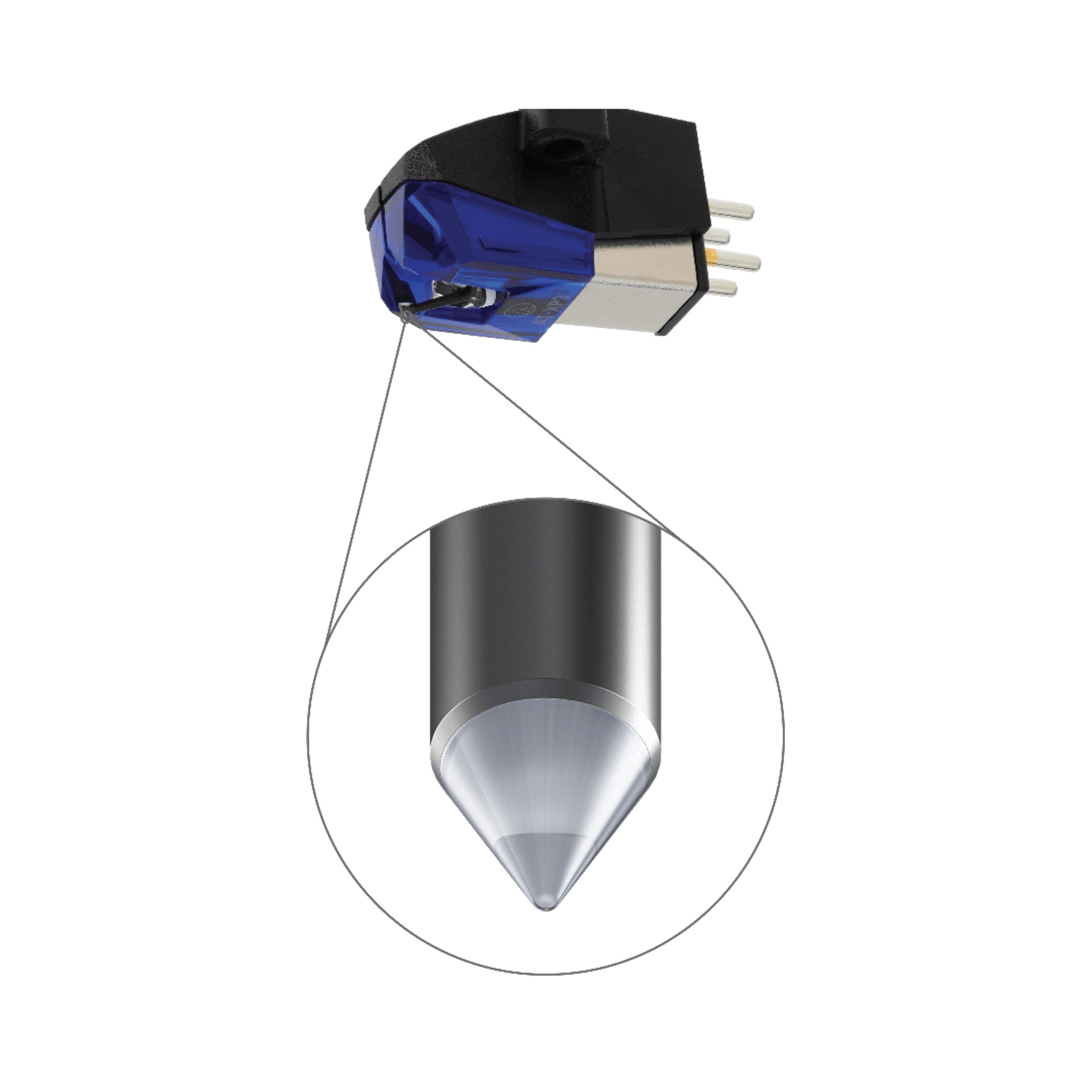 Audio Technica AT XP3/H Cartridge Headshell Combo - Open Box Clearance Sale - Perfect for Turntable & Vinyl Record Enthusiasts