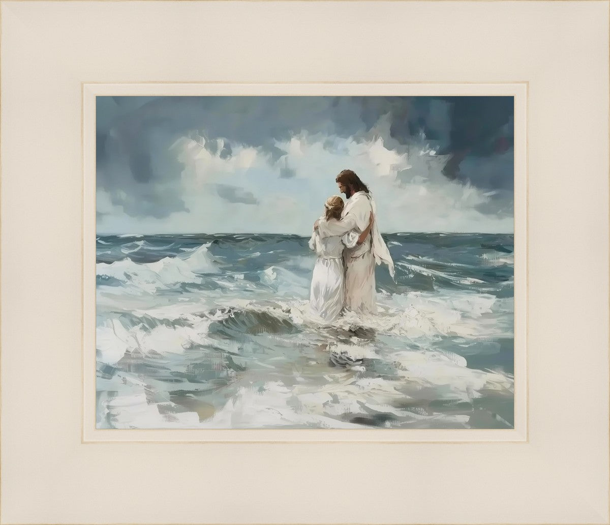 Be Still By Gabriel Heaton - Inspirational Christian Wall Art for Home & Office Decor - Perfect for Living Room, Bedroom, or Gift