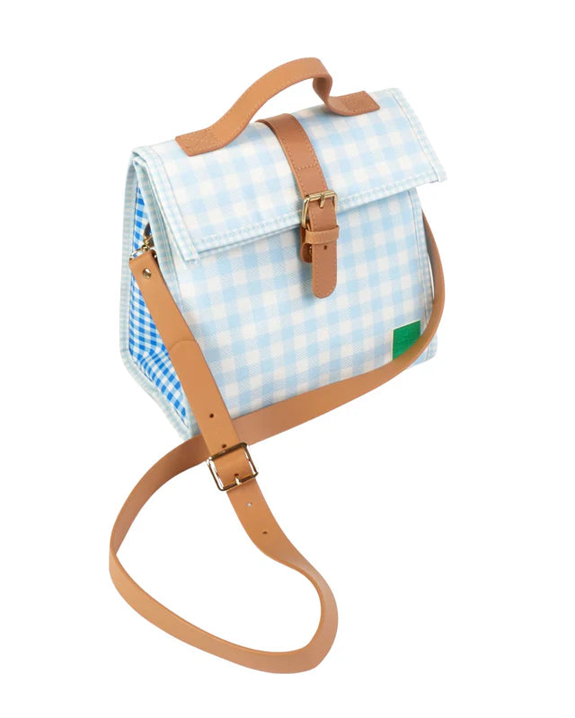 Premium Blueberry Lunch Bag by The Somewhere Co - Insulated Reusable Tote for Work, School & Picnics - Stylish & Eco-Friendly Food Carrier