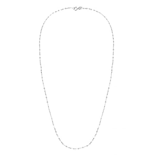 14K Solid Yellow Gold 1.4mm Mirror Rolo Chain Necklace for Pendants & Charms - Lobster Claw Clasp (16