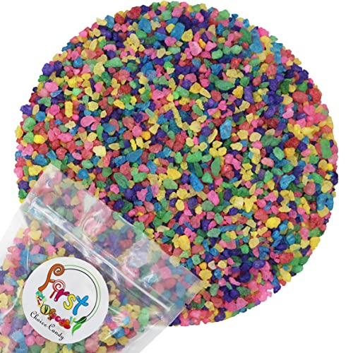 FirstChoiceCandy Rock Candy Crystals 2 Pound Bulk Bag (Assorted Colors) - Perfect for Baking, Party Favors, Wedding Decorations & Candy Buffets