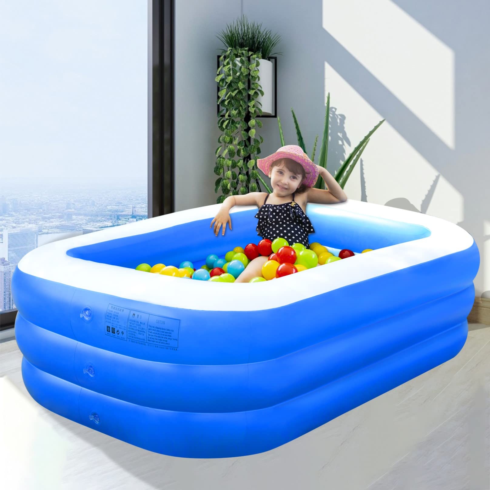 **Inflatable Swimming Pool for Kids & Toddlers - 59