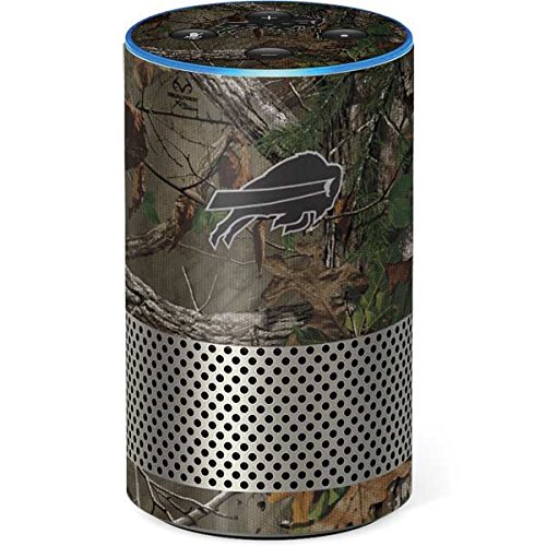 Officially Licensed NFL Buffalo Bills Realtree Xtra Green Camo Skin Decal for Amazon Echo 2nd Generation | Protective Cover with Custom Design | Perfect for Home Decor & Game Day