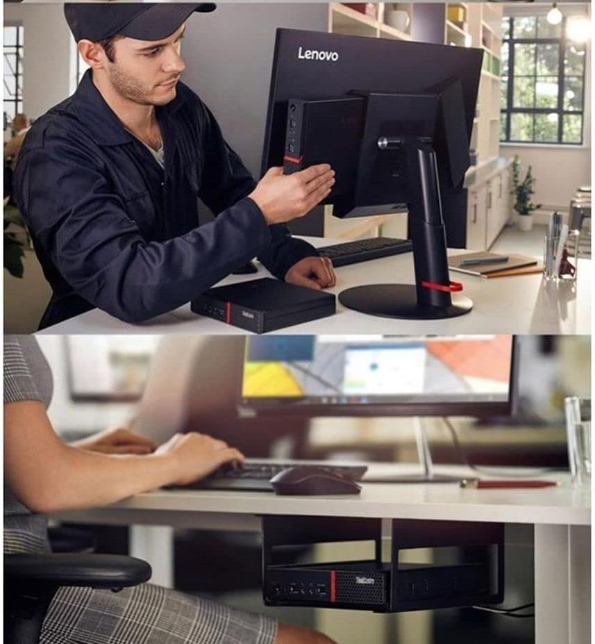 Lenovo ThinkCentre M910q Tiny Desktop PC - Intel Core i5-6500T 3.1GHz Quad-Core (6th Gen), 16GB RAM, 256GB SSD, Win 10 Pro | Compact Mini Computer for Home Office, Business, Gaming & Dual Monitor Setup