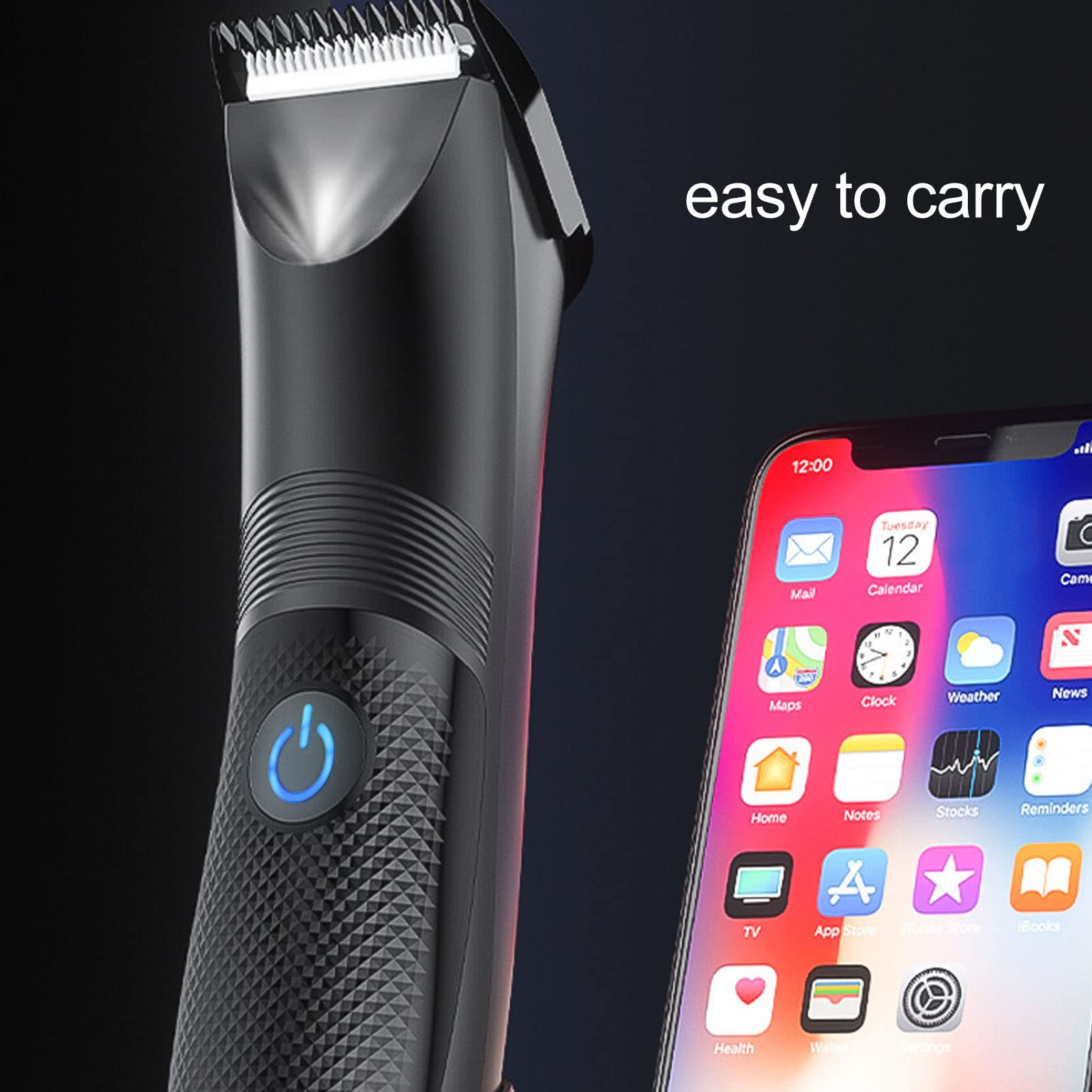 Professional Electric Body Hair Trimmer & Epilator - Rechargeable Cordless Shaver for Men & Women - Portable Hair Clipper for Salon & Home Use - Perfect for Travel, Gym, and Personal Grooming