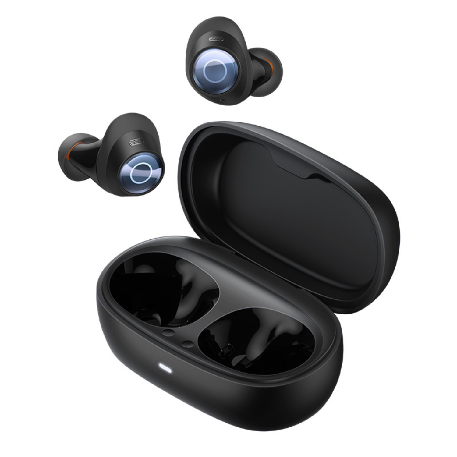 Baseus Bowie MA20 Pro Wireless Headphones with Active Noise Cancellation (ANC) - Black | Perfect for Travel, Workouts & Office Use