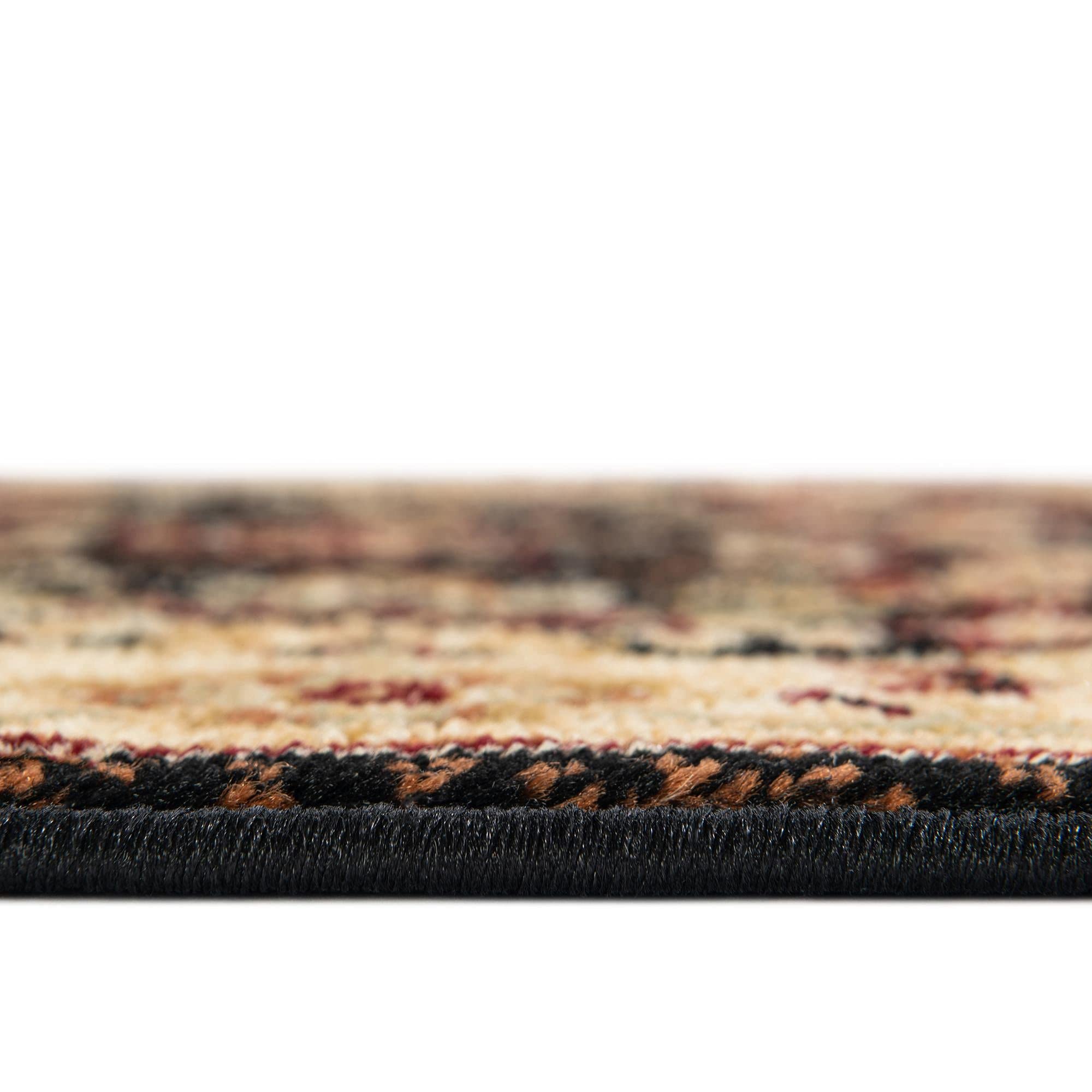 Premium 12 Ft Black Runner Rug - Soft Medium-Pile Carpet for Hallway & Entryway | Durable Non-Slip Home Decor | Perfect for High Traffic Areas, Living Rooms & Bedrooms