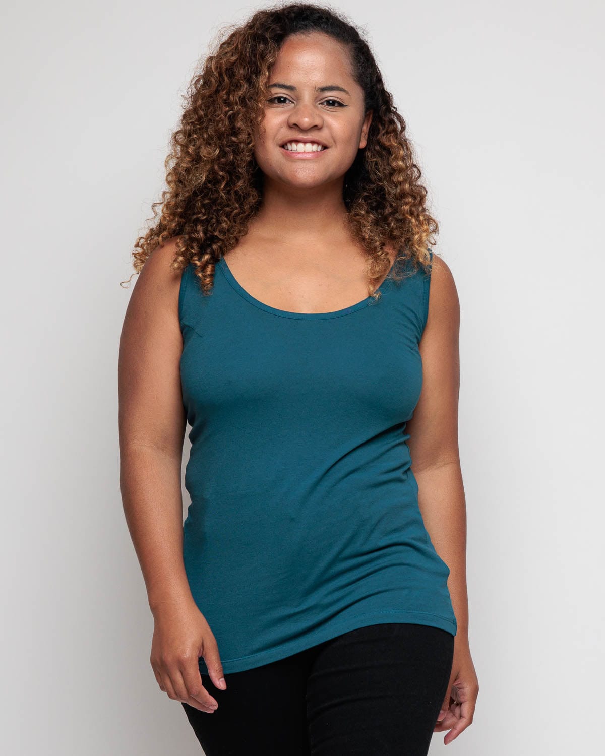Men's Cotton Vest in Teal - Lightweight & Breathable for Outdoor Activities, Casual Wear & Layering