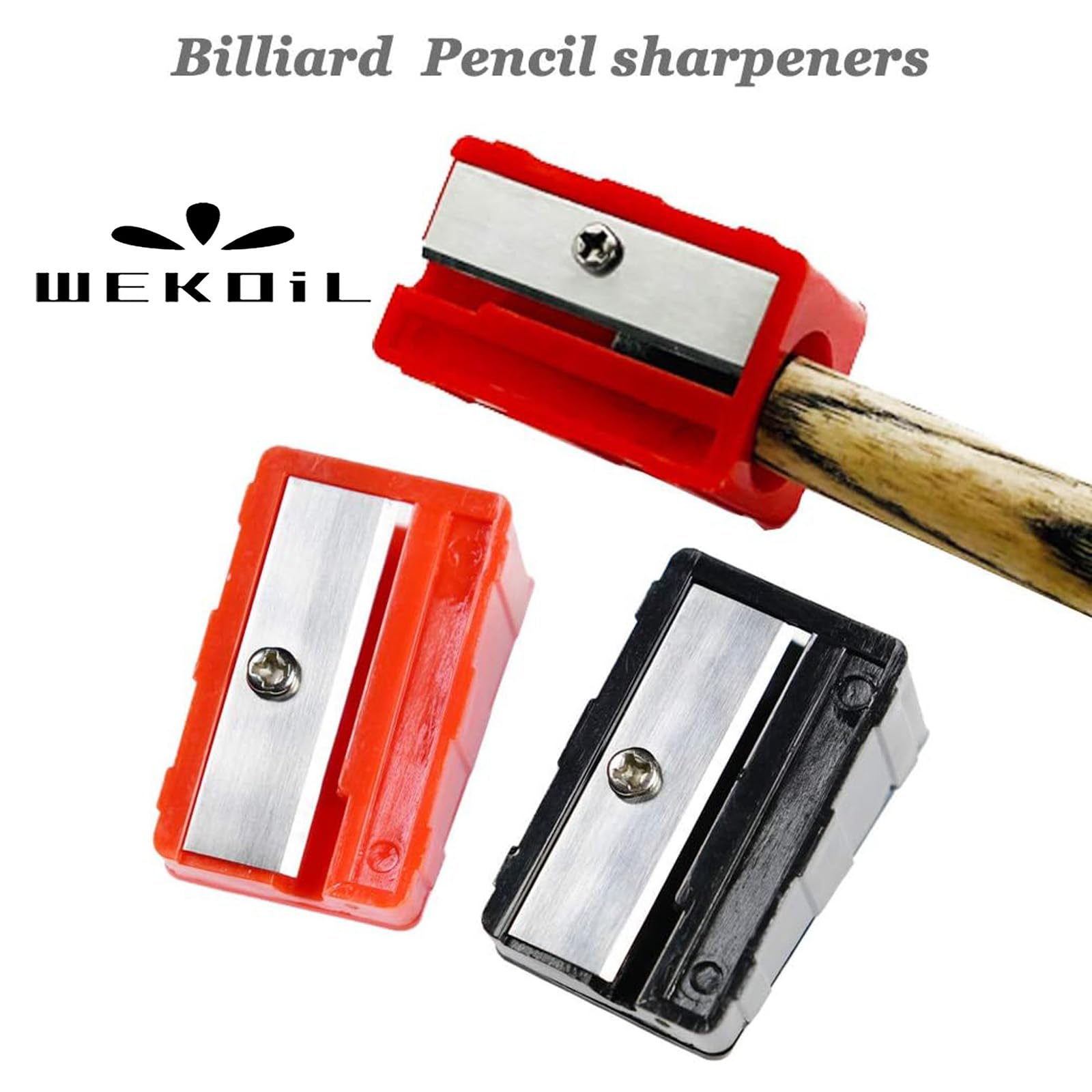 Premium Metal Blade Pencil Sharpener - 4-Pack for Carpenter Pencils, Jumbo Crayons & Golf Pencils | Handheld Woodworking & Office Tool for Artists, Students & Professionals