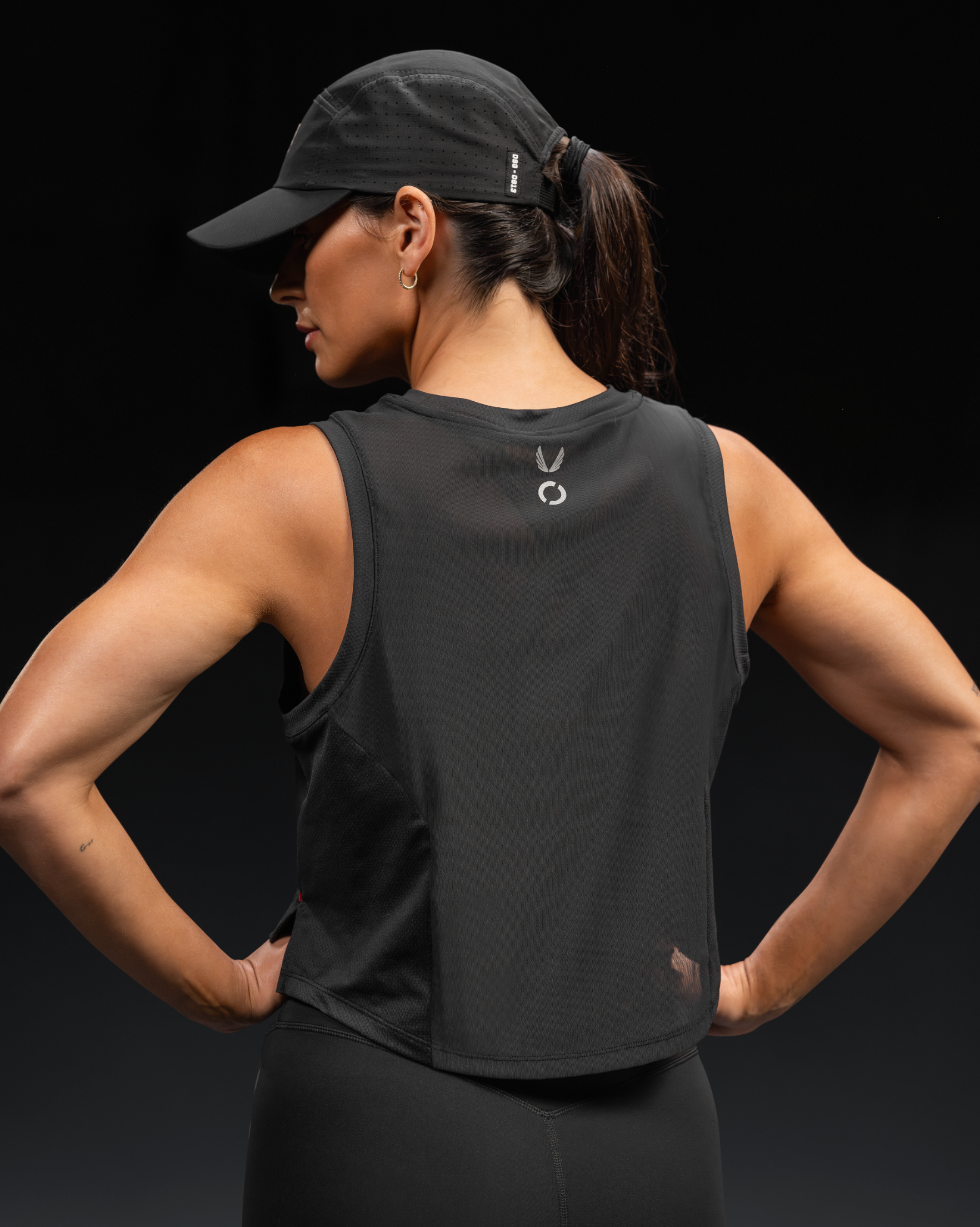 ASRV Women's Cropped Training Tank Top - Breathable Workout Shirt for Yoga, Running & Gym - Lightweight & Moisture-Wicking Activewear