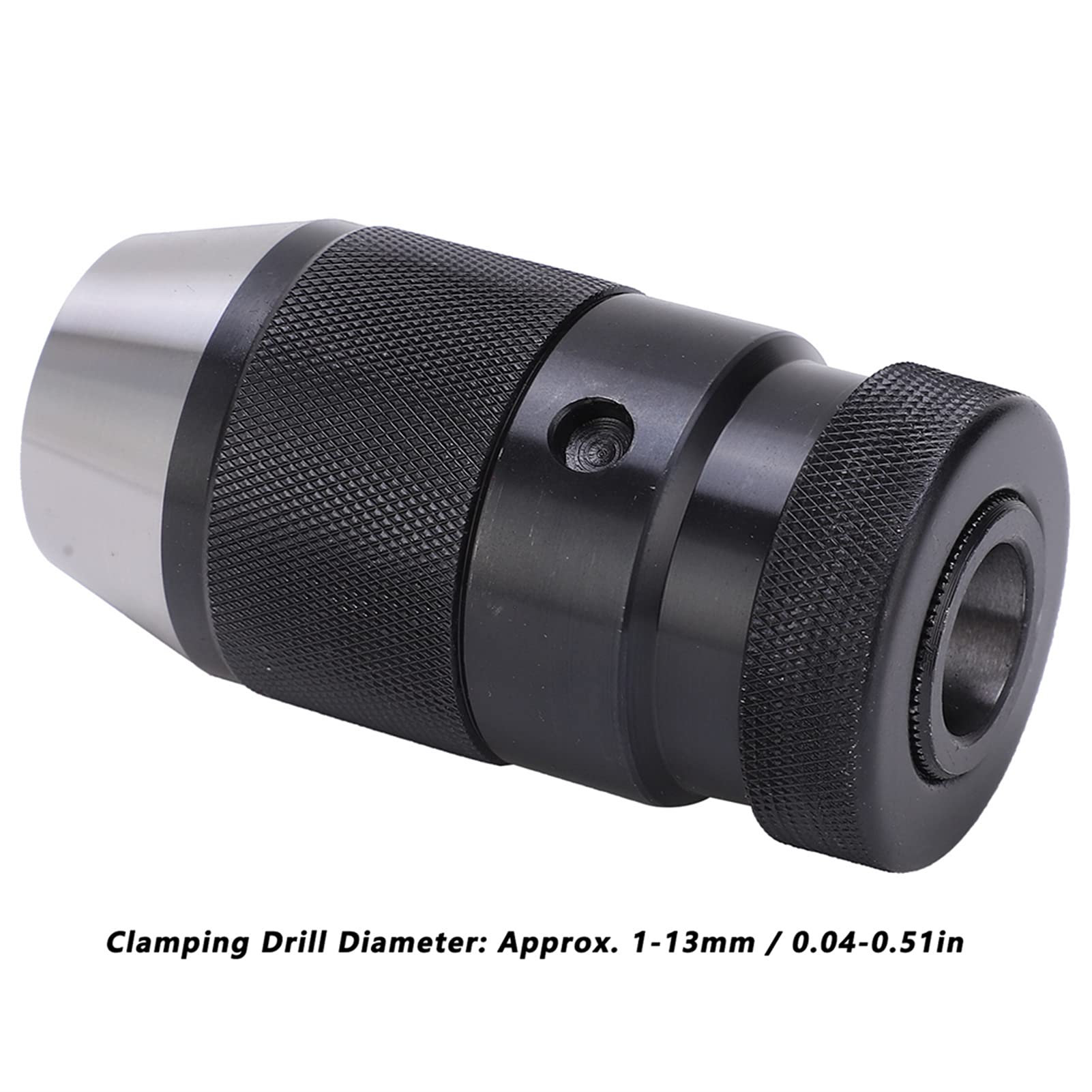 **Self-Locking Drill Chuck 1-13mm, 40CR Steel Power Hand Drill Bits Tool - Self-Tightening Hardware for Clamping, Perfect for Woodworking, Metalworking & DIY Projects**