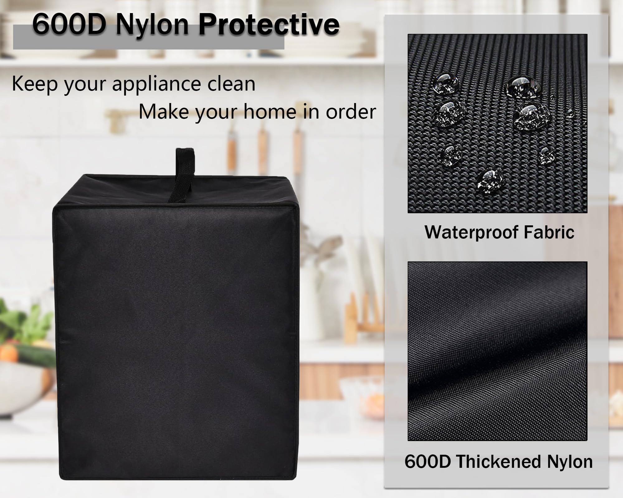 Heavy Duty Waterproof Slushie Machine Cover for Ninja FS301 - Compatible with Ninja SLUSHi Professional Frozen Drink Maker FS301C - Protective Lid for Slushie Maker - Perfect for Home Bars, Parties & Outdoor Events