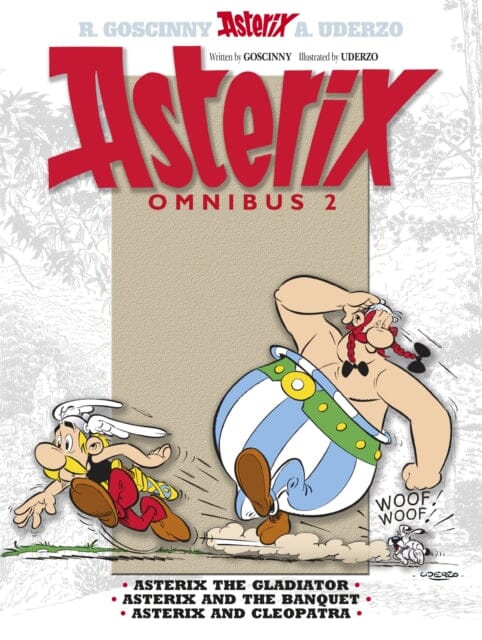 Asterix Omnibus 2: Asterix The Gladiator, Asterix and The Banquet, Asterix and Cleopatra by Rene Goscinny - Classic Comic Book Collection for Kids & Adults - Perfect for Gifts, Reading & Collecting