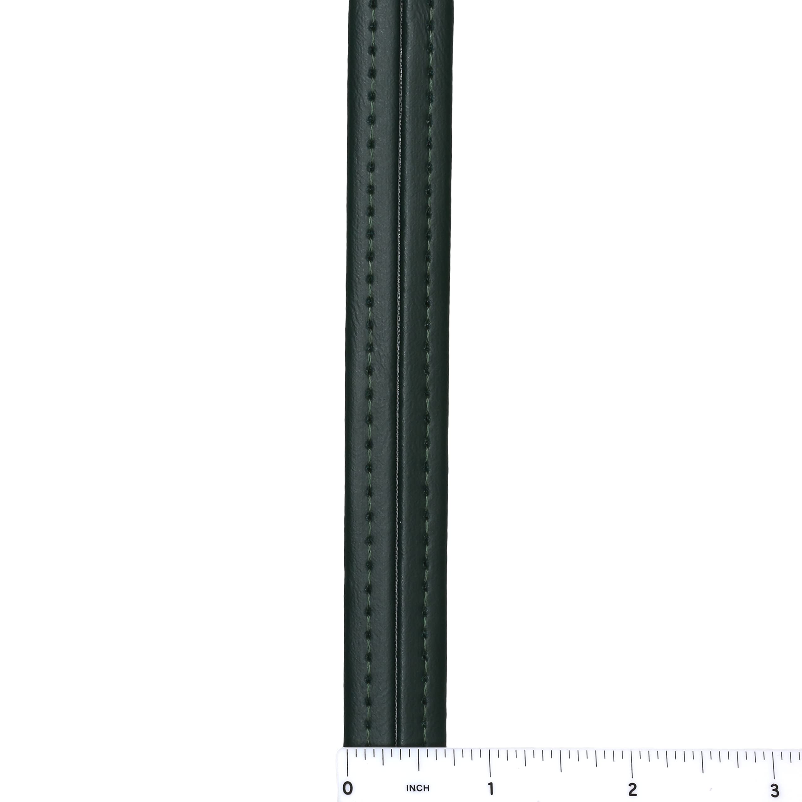 Premium Hidem Marine Vinyl Upholstery Trim - Dark Green by The Yard | Waterproof & UV Resistant for Boat Seats, Auto Interiors, RV Furniture & Outdoor Cushions