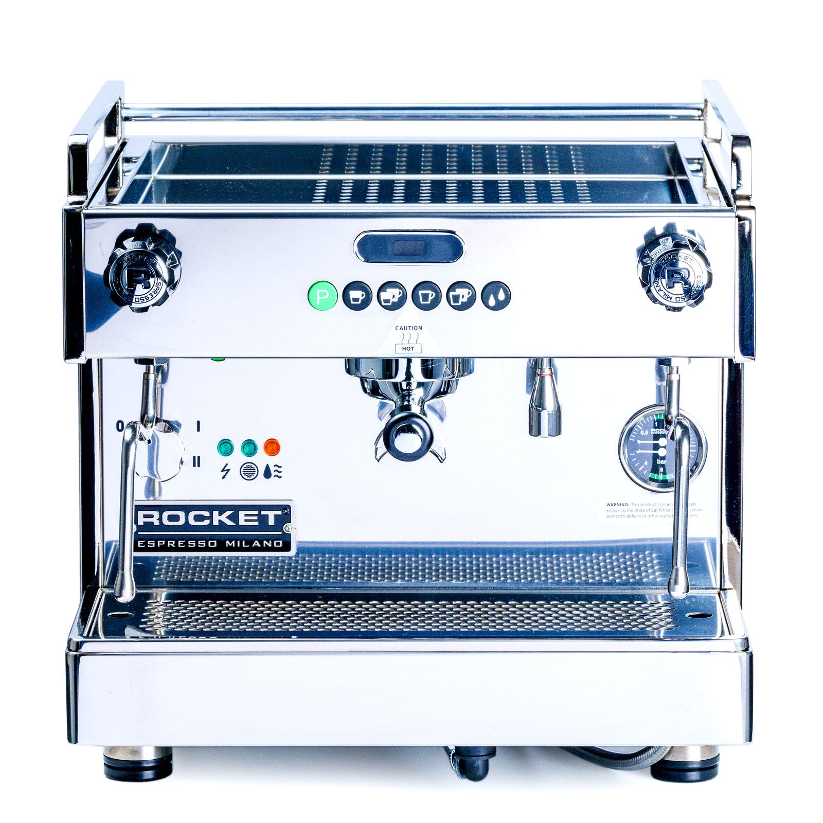 Rocket Boxer Timer Espresso Machine - Professional Coffee Maker for Home & Cafe Use | Perfect for Espresso, Latte & Cappuccino | Compact & Easy to Use
