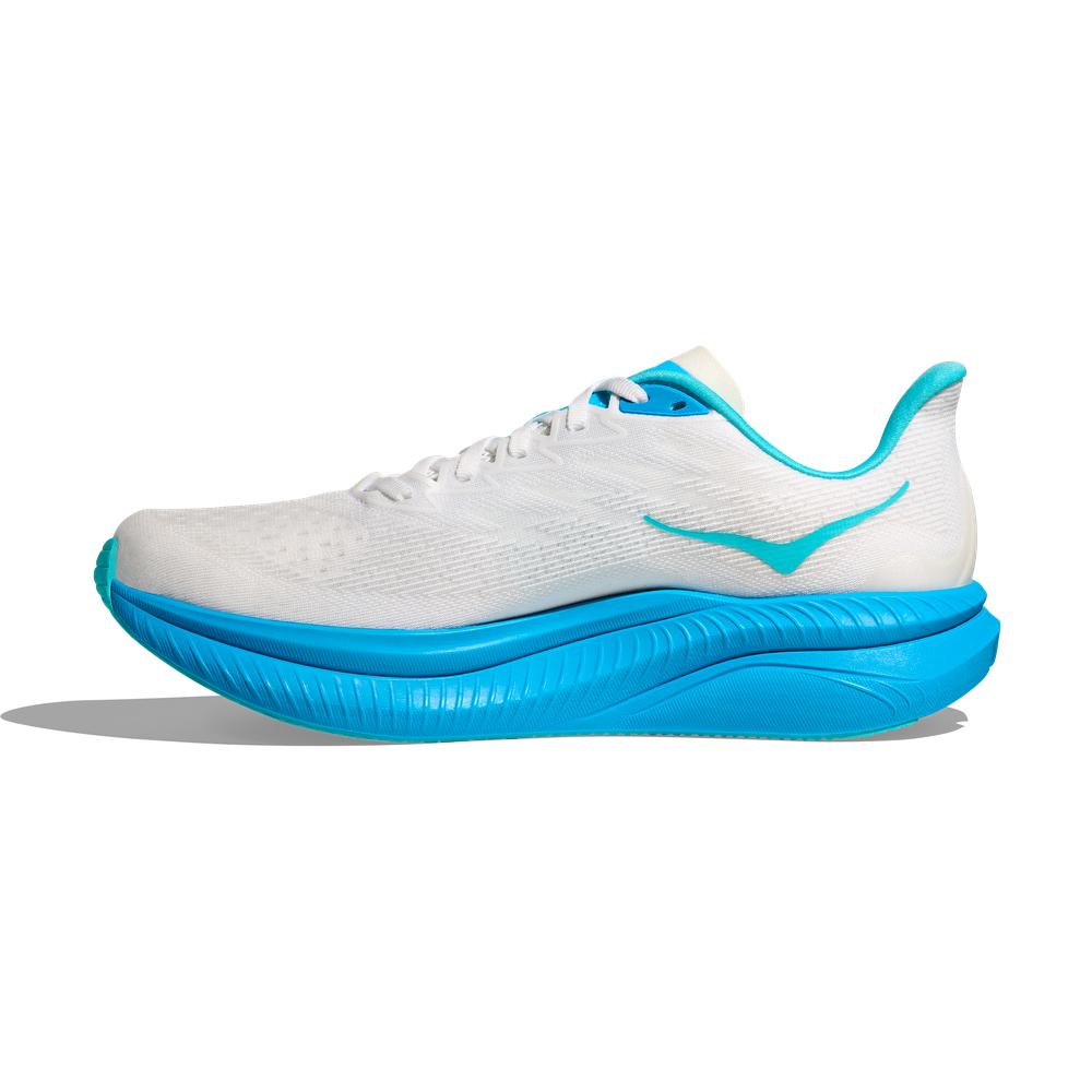 Nike Men's Air Jordan Mach 6 Basketball Shoes - White/Skyward Blue for Indoor & Outdoor Courts - Perfect for Training and Streetwear Fashion