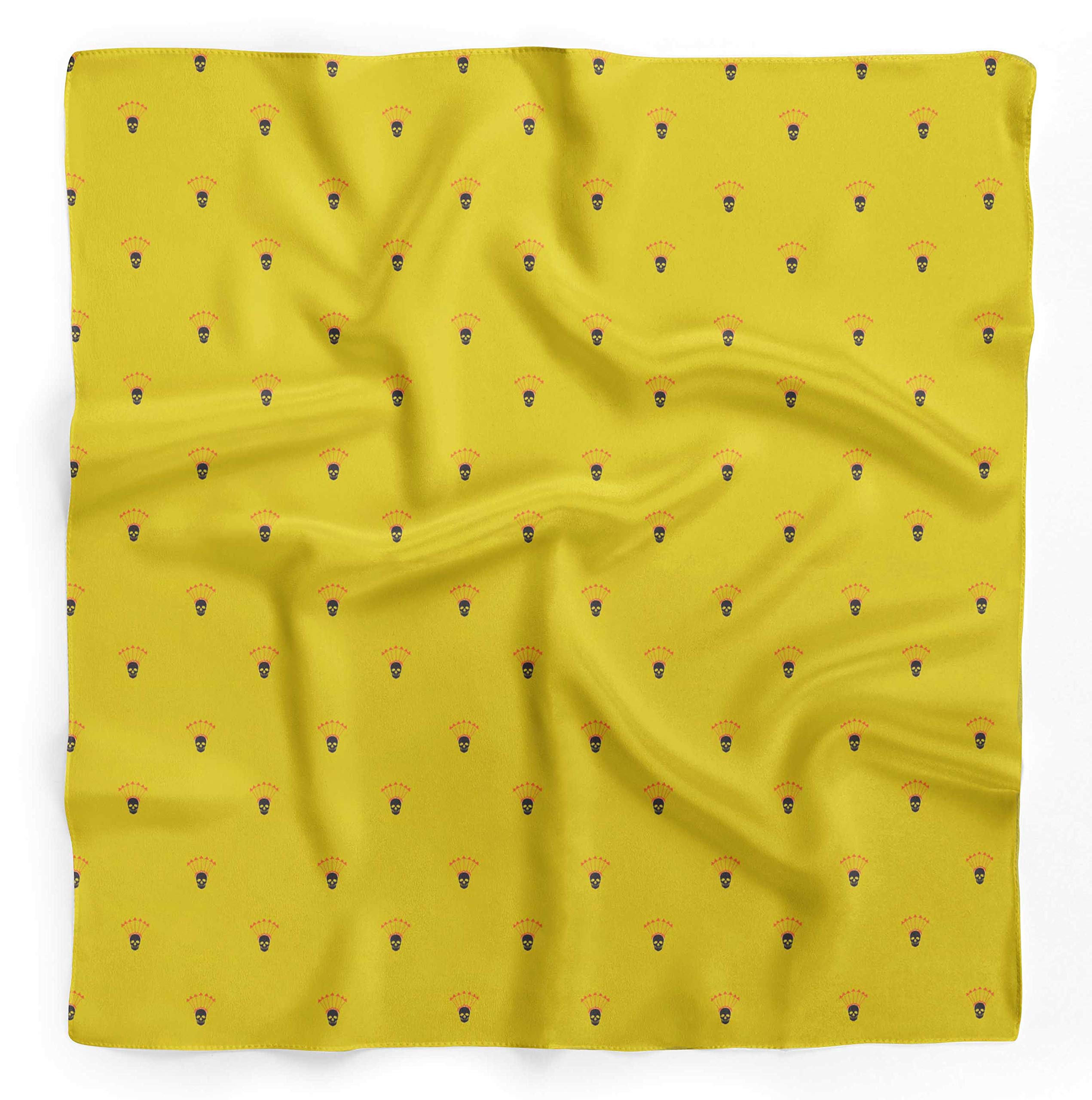 Bimba Pure Silk Printed Head Bandanas & Summer Neck Scarves for Women - Fashionable Hair Accessories & Sun Protection for Outdoor Activities, Travel, and Yoga