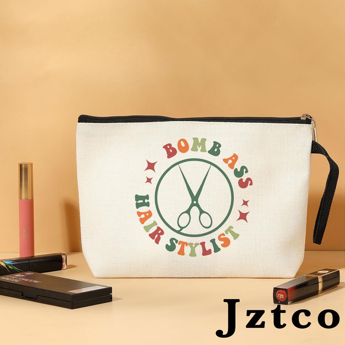 Professional Hair Stylist Cosmetic Bag - Perfect Gift for Women, Hairdressers & Cosmetologists | Must-Have Toiletry & Makeup Organizer for Hair Stylists, Sisters, Daughters & Besties | Ideal for Mother's Day, Birthday Gifts | Great for Salon Visits, Travel & Daily Beauty Storage