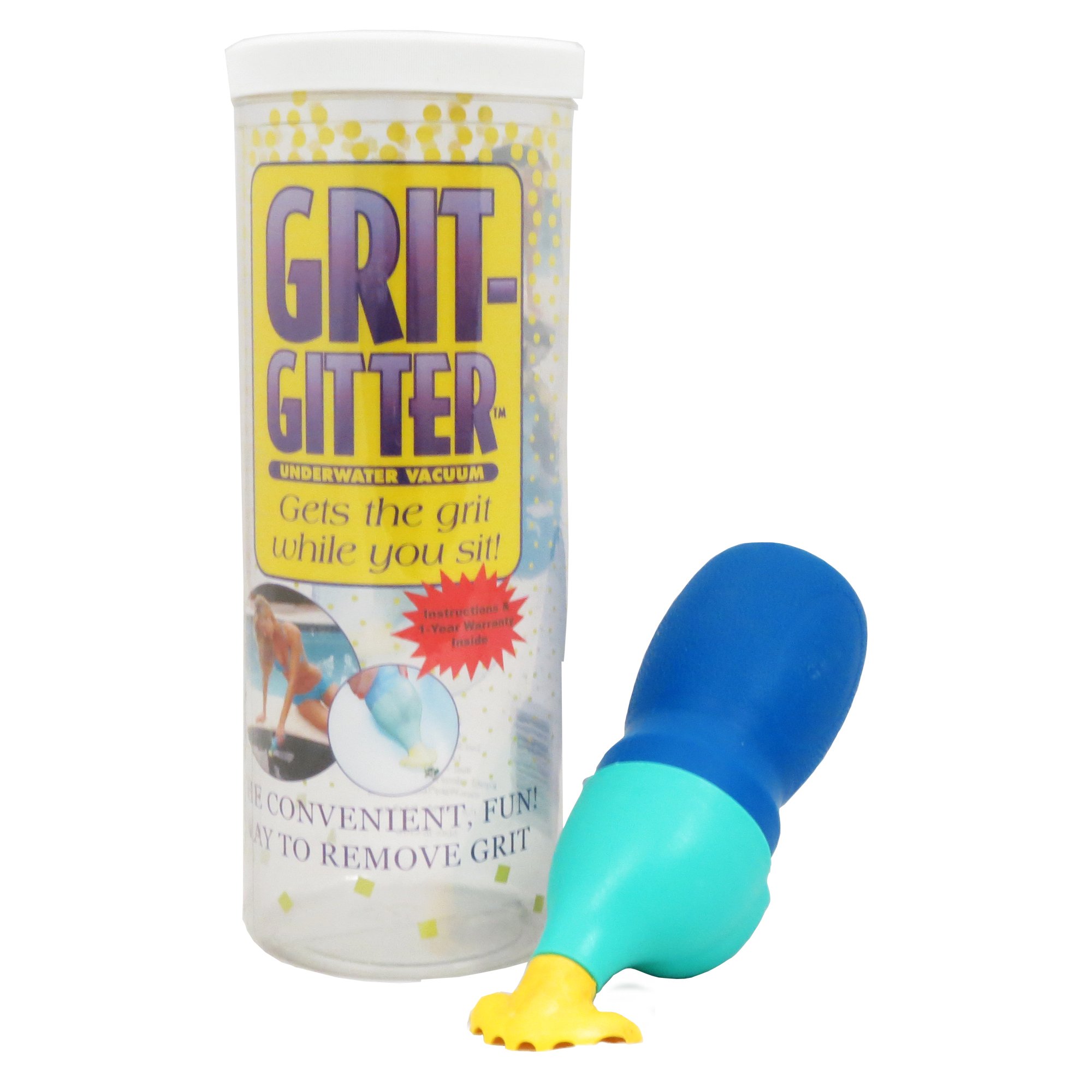 Water Tech Pool Blaster Grit Gitter Spa Cleaner - Powerful Vacuum for In-Ground & Above Ground Pools, Hot Tubs - Removes Dirt, Sand, Debris - Perfect for Pool Maintenance & Spa Cleaning