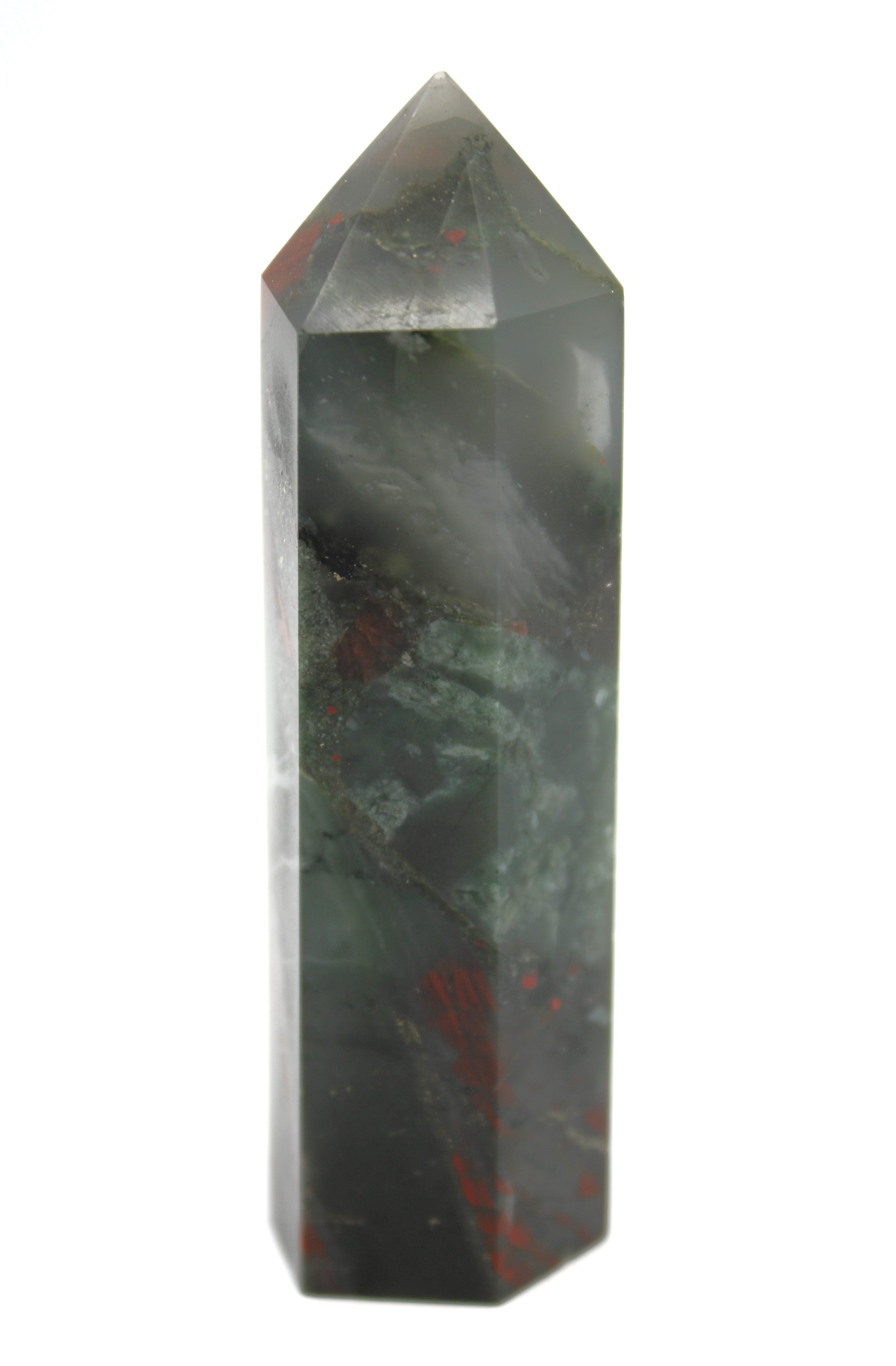 Natural Bloodstone Tower - Healing Crystal for Meditation, Energy Balancing & Home Decor | Perfect for Yoga, Reiki & Spiritual Practices
