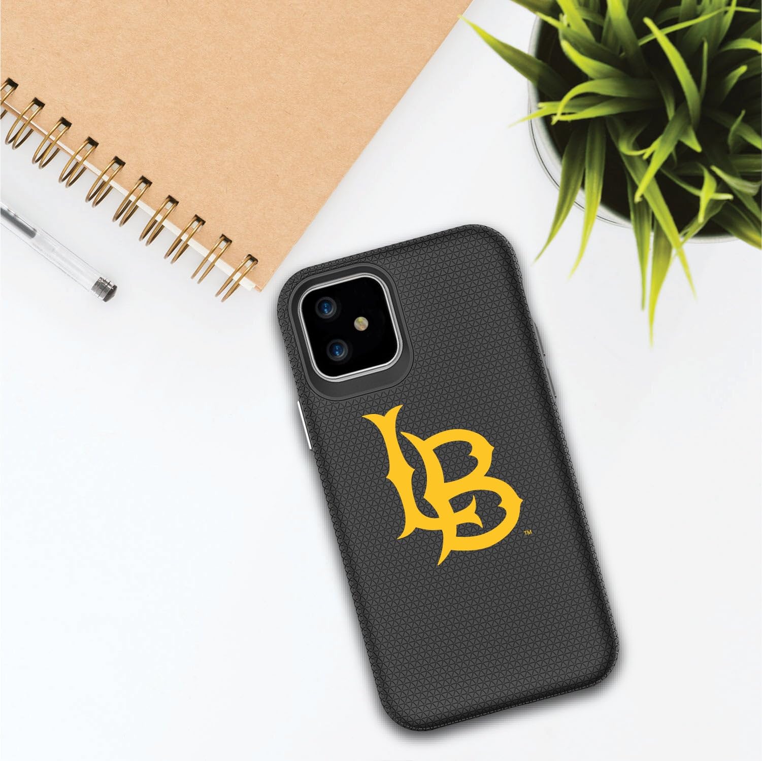 OTM Essentials Durable Tough Shell Phone Case for iPhone 11 - California State University Long Beach Alumni Gift, Perfect for Campus Life & Everyday Protection
