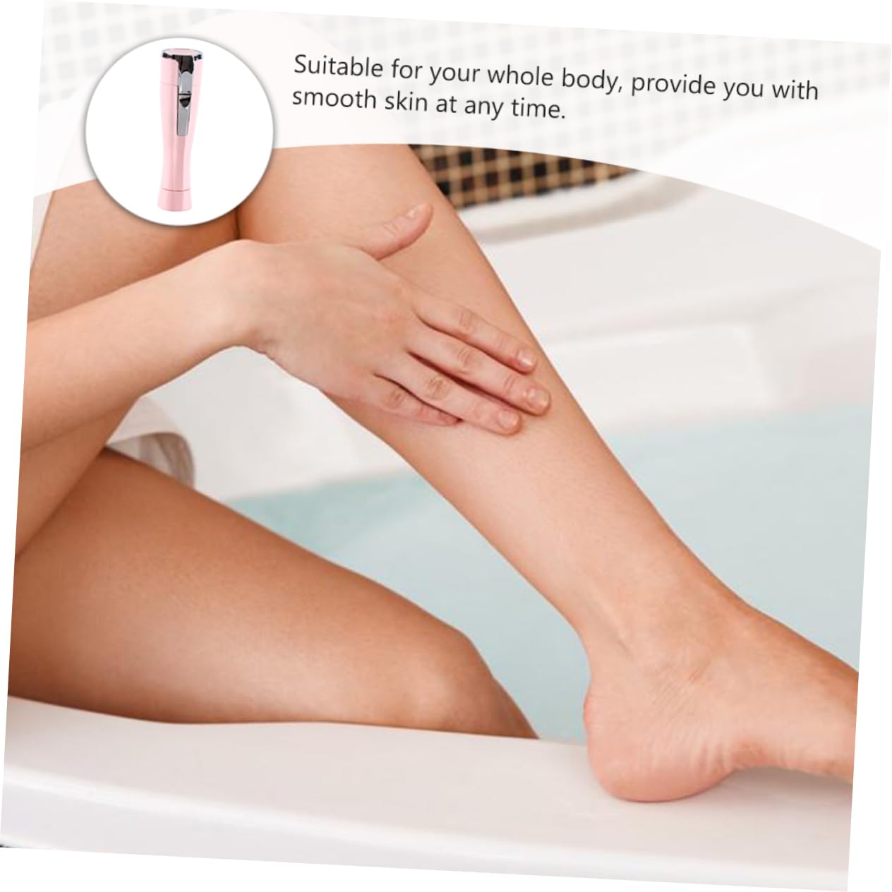 NOLITOY 2 Pack Women's Hair Removal Kit - Stainless Steel Lady Shaver & Body Trimmer for Smooth Skin (Pink) | Perfect for Travel, Bikini Line & Underarm Grooming