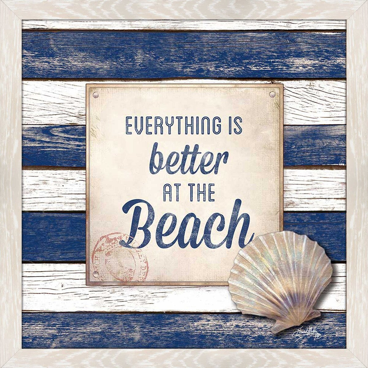 Elizabeth Medley Beach Print Acrylic Wall Art - Coastal Decor for Living Room, Bedroom & Office
