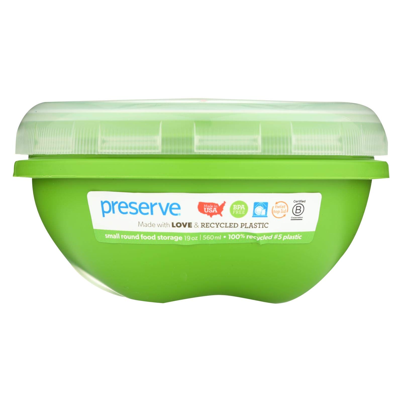 BPA-Free 19oz Small Food Storage Containers with Screw Top Lids - Set of 12 Reusable Airtight Containers in Apple Green - Perfect for Meal Prep, Leftovers & Pantry Organization