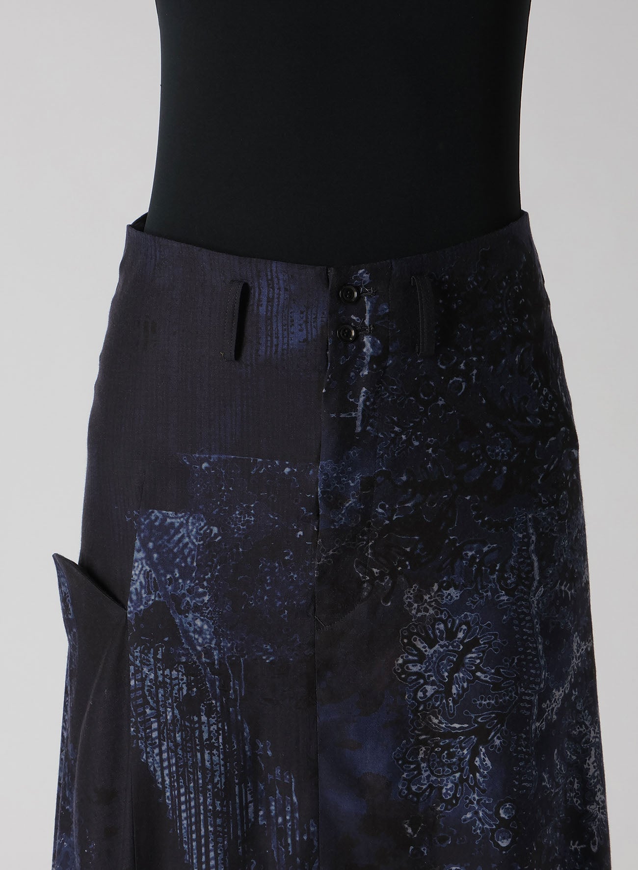 Elegant CU/Twill Lace Design PT Right Flare Skirt - Perfect for Casual Outings, Office Wear & Special Occasions