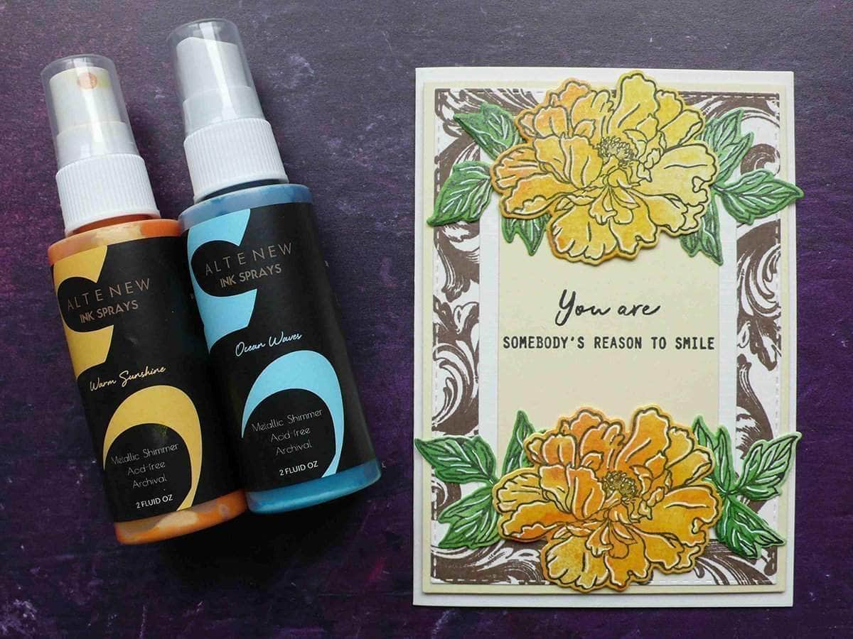 Reason to Smile Stamp Set - DIY Scrapbooking & Card Making Stamps for Handmade Greeting Cards, Journals, and Craft Projects - Perfect for Birthdays, Weddings, and Special Occasions