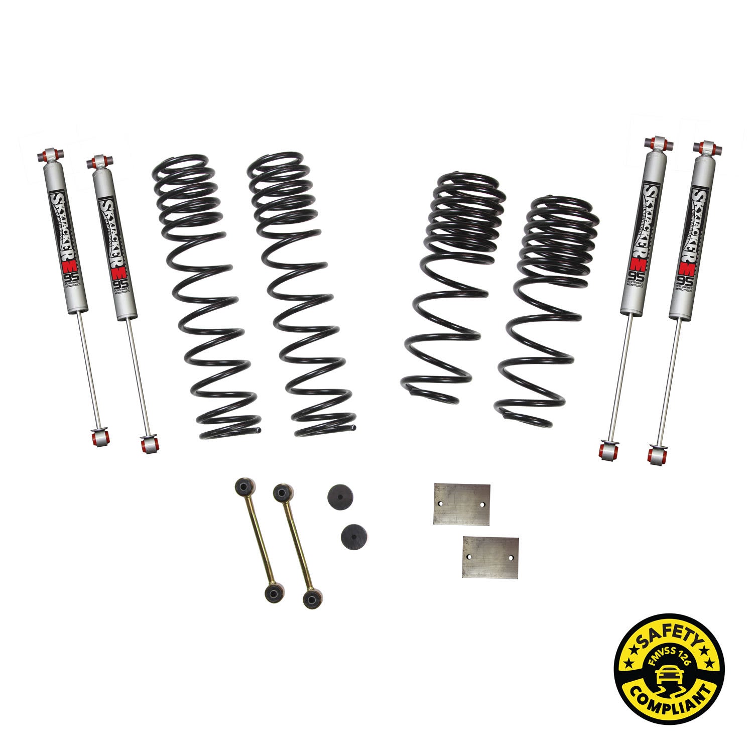 1.5 Inch Lift Kit System with Shocks for 2018-2019 Jeep Wrangler - Off-Road Suspension Upgrade for Enhanced Performance & Ground Clearance